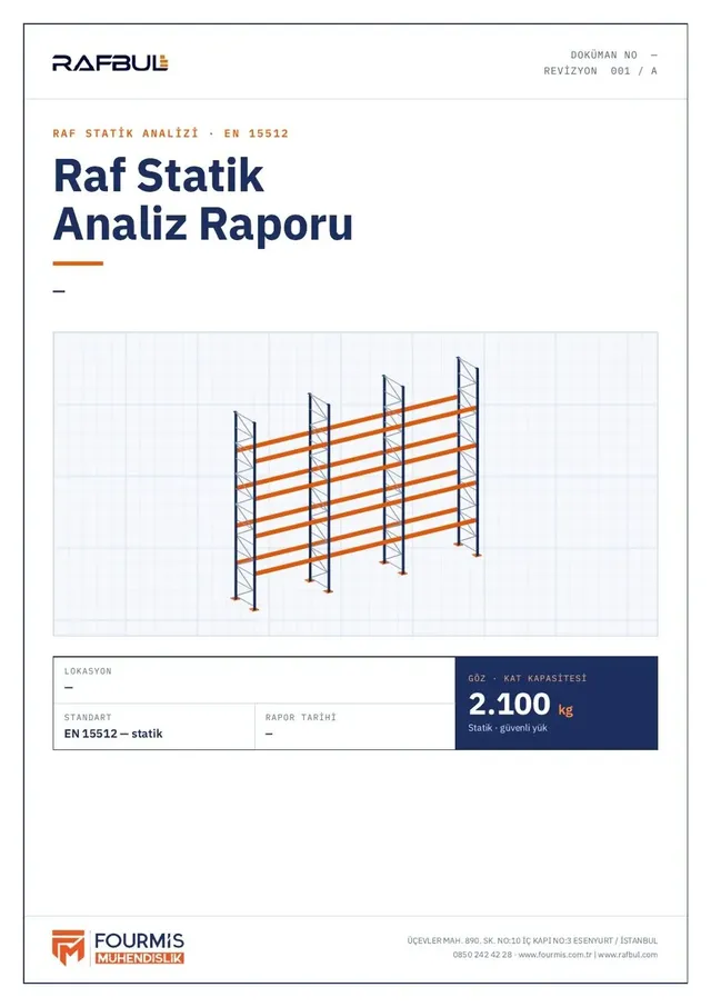 RAFBUL raf statik analiz raporu kapağı